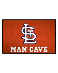 St. Louis Cardinals Man Cave Starter Mat Accent Rug  19in. x 30in. Red by   