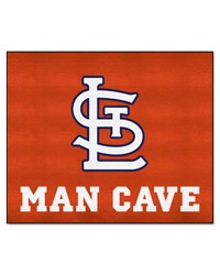St. Louis Cardinals Man Cave Tailgater Rug  5ft. x 6ft. Red by   