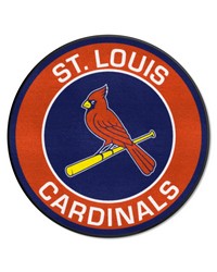 St. Louis Cardinals Roundel Rug  27in. Diameter Red by   