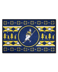 Milwaukee Brewers Holiday Sweater Starter Mat Accent Rug  19in. x 30in. Navy by   