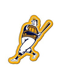 Milwaukee Brewers  in Barrell Man in  Mascot Rug Yellow by   