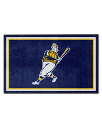 Milwaukee Brewers 4ft. x 6ft. Plush Area Rug Navy by   