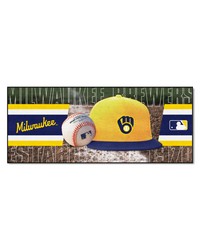 Milwaukee Brewers Baseball Runner Rug  30in. x 72in. Photo by   
