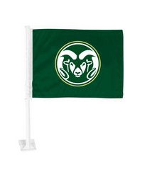 Colorado State Rams Car Flag Large 1pc 11 in  x 14 in  Green by   