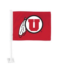 Utah Utes Car Flag by   