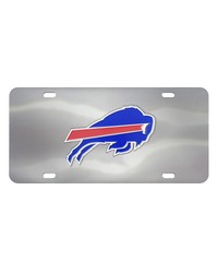 Buffalo Bills 3D Stainless Steel License Plate Stainless Steel by   