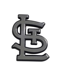 St. Louis Cardinals 3D Chrome Metal Emblem Chrome by   