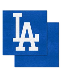 Los Angeles Dodgers All Blue Team Carpet Tiles  45 Sq Ft. Blue by   