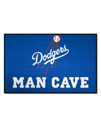 Los Angeles Dodgers Man Cave Starter Mat Accent Rug  19in. x 30in. Blue by   