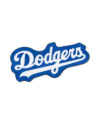 Los Angeles Dodgers Mascot Rug  in Dodgers in  Wordmark Blue by   