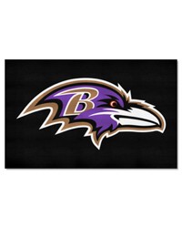 Baltimore Ravens UltiMat Rug  5ft. x 8ft. Black by   