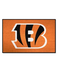 Cincinnati Bengals Starter Mat Accent Rug  19in. x 30in. Orange by   