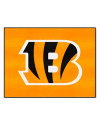Cincinnati Bengals AllStar Rug  34 in. x 42.5 in. Orange by   