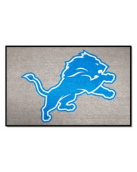 Detroit Lions Starter Mat Accent Rug  19in. x 30in. Gray by   