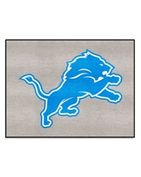 Detroit Lions AllStar Rug  34 in. x 42.5 in. Gray by   