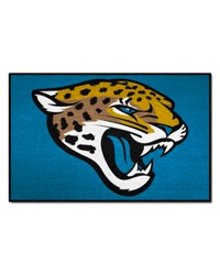 Jacksonville Jaguars Starter Mat Accent Rug  19in. x 30in. Teal by   