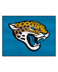 Jacksonville Jaguars AllStar Rug  34 in. x 42.5 in. Teal by   
