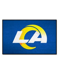 Los Angeles Rams Starter Mat Accent Rug  19in. x 30in. Blue by   