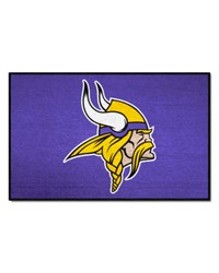 Minnesota Vikings Starter Mat Accent Rug  19in. x 30in. Purple by   