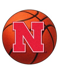 Nebraska Cornhuskers Basketball Rug by   