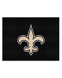 New Orleans Saints AllStar Rug  34 in. x 42.5 in. Black by   
