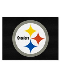 Pittsburgh Steelers AllStar Rug  34 in. x 42.5 in. Black by   