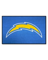 Los Angeles Chargers Starter Mat Accent Rug  19in. x 30in. Blue by   