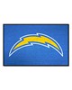 Fan Mats  LLC Los Angeles Chargers Starter Mat Blue