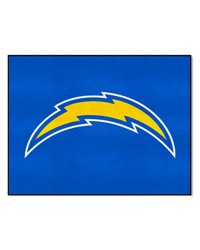 Los Angeles Chargers AllStar Rug  34 in. x 42.5 in. Blue by   