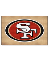 San Francisco 49ers UltiMat Rug  5ft. x 8ft. Gold by   