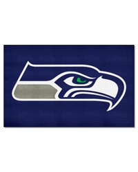 Seattle Seahawks UltiMat Rug  5ft. x 8ft. Navy by   