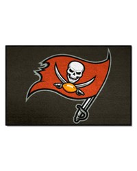 Tampa Bay Buccaneers Starter Mat Accent Rug  19in. x 30in. Pewter by   
