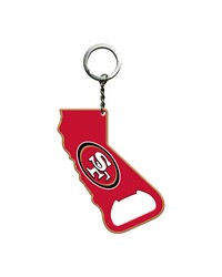 San Francisco 49ers Keychain Bottle Opener Red by   