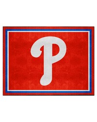 Philadelphia Phillies 8ft. x 10 ft. Plush Area Rug Red by   