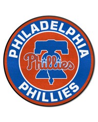 Philadelphia Phillies Roundel Rug  27in. Diameter Blue by   