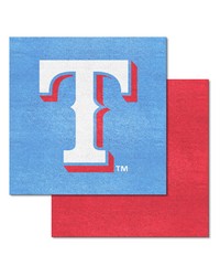 Texas Rangers Light Blue  Red Team Carpet Tiles  45 Sq Ft. Blue by   
