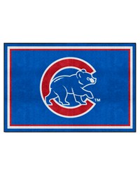 Chicago Cubs 5ft. x 8 ft. Plush Area Rug Blue by   