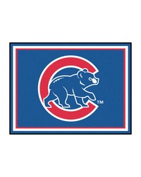 Chicago Cubs 8ft. x 10 ft. Plush Area Rug Blue by   
