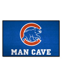 Chicago Cubs Man Cave Starter Mat Accent Rug  19in. x 30in. Blue by   