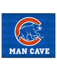 Chicago Cubs Man Cave Tailgater Rug  5ft. x 6ft. Blue by   