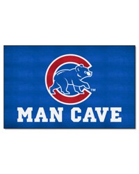 Chicago Cubs Man Cave UltiMat Rug  5ft. x 8ft. Blue by   