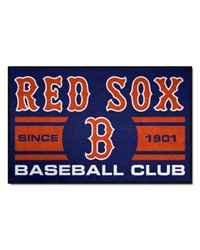Boston Red Sox Starter Mat Accent Rug  19in. x 30in. Navy by   