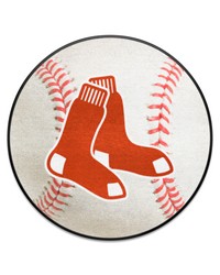 Boston Red Sox Baseball Rug  27in. Diameter White by   