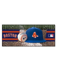 Boston Red Sox Baseball Runner Rug  30in. x 72in. Navy by   