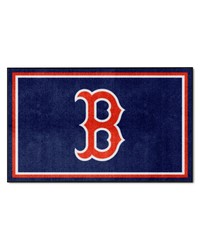 Boston Red Sox 4ft. x 6ft. Plush Area Rug Navy by   