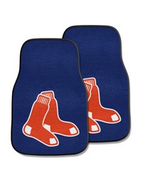 Boston Red Sox Front Carpet Car Mat Set  2 Pieces Navy by   