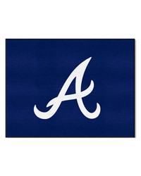 Atlanta Braves AllStar Rug  34 in. x 42.5 in. Navy by   