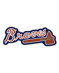 Atlanta Braves Mascot Rug   in Braves in  Script Logo Red by   