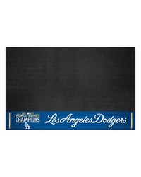 Los Angeles Dodgers 2020 MLB World Series Champions Vinyl Grill Mat  26in. x 42in. Blue by   