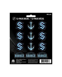 Seattle Kraken Mini Decal 12-pk by   